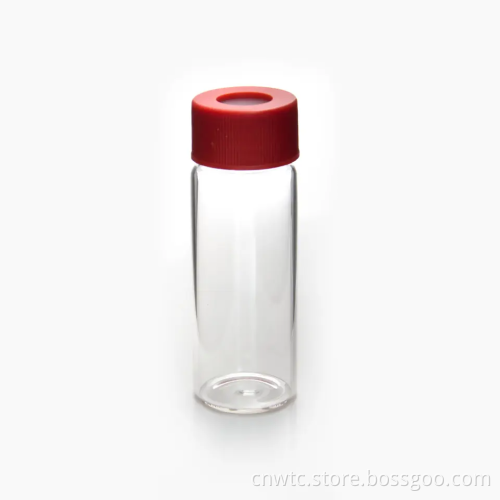 40mL Clear Glass Bottle - Lab Bottle Made of Borosilicate Glass